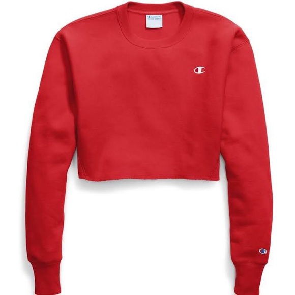 Champion Sweaters - Woman’s Champion Reverse Weave Cropped Sweater